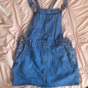 Cute blue overalls